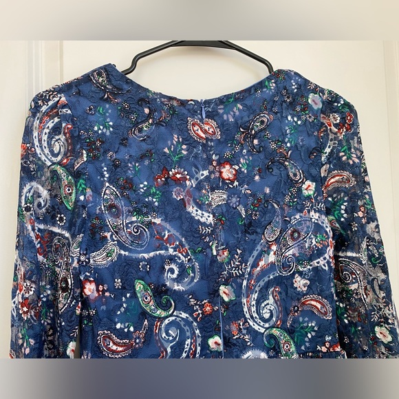 •NWT•Altar’d State Paisley Floral Lined Dress- ‘Denim’ - Picture 8 of 10